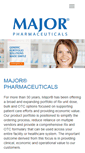 Mobile Screenshot of majorpharmaceuticals.com